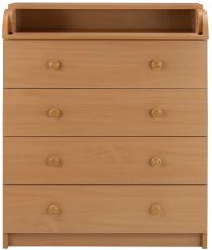 Пеленальний комод Babyroom 4 тел. Big 102x80x50 бук